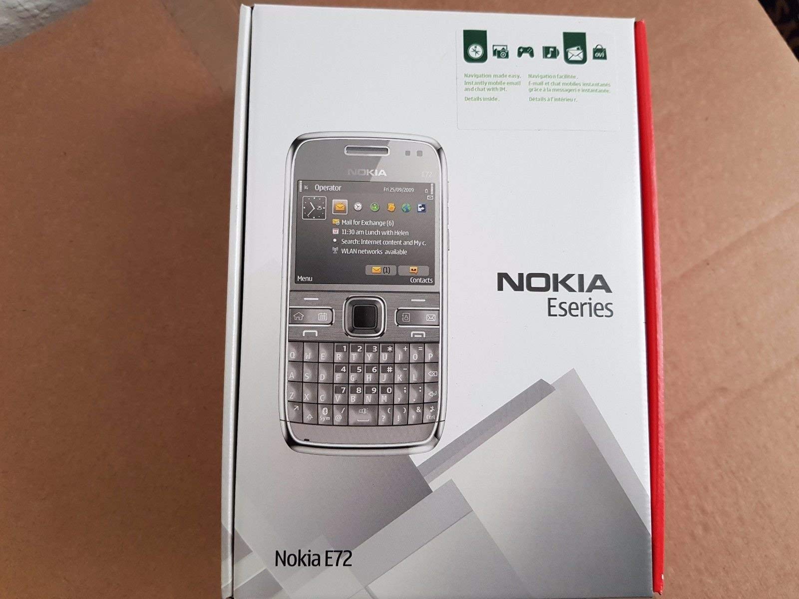 Nokia e72 QWERTY携帯電話 充電器付き Nokia e72 QWERTY携帯電話 充電器付き Nokia E72 携帯電話本体
